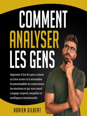 cover image of Comment Analyser les Gens